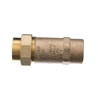 700XL Reduced Pressure Backflow Preventer, 1 in, FNPT Union x FNPT, Bronze