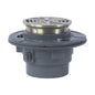 FD15-R Floor Drain, 2 in Outlet, No Hub, 5 in Round Nickel Bronze Top