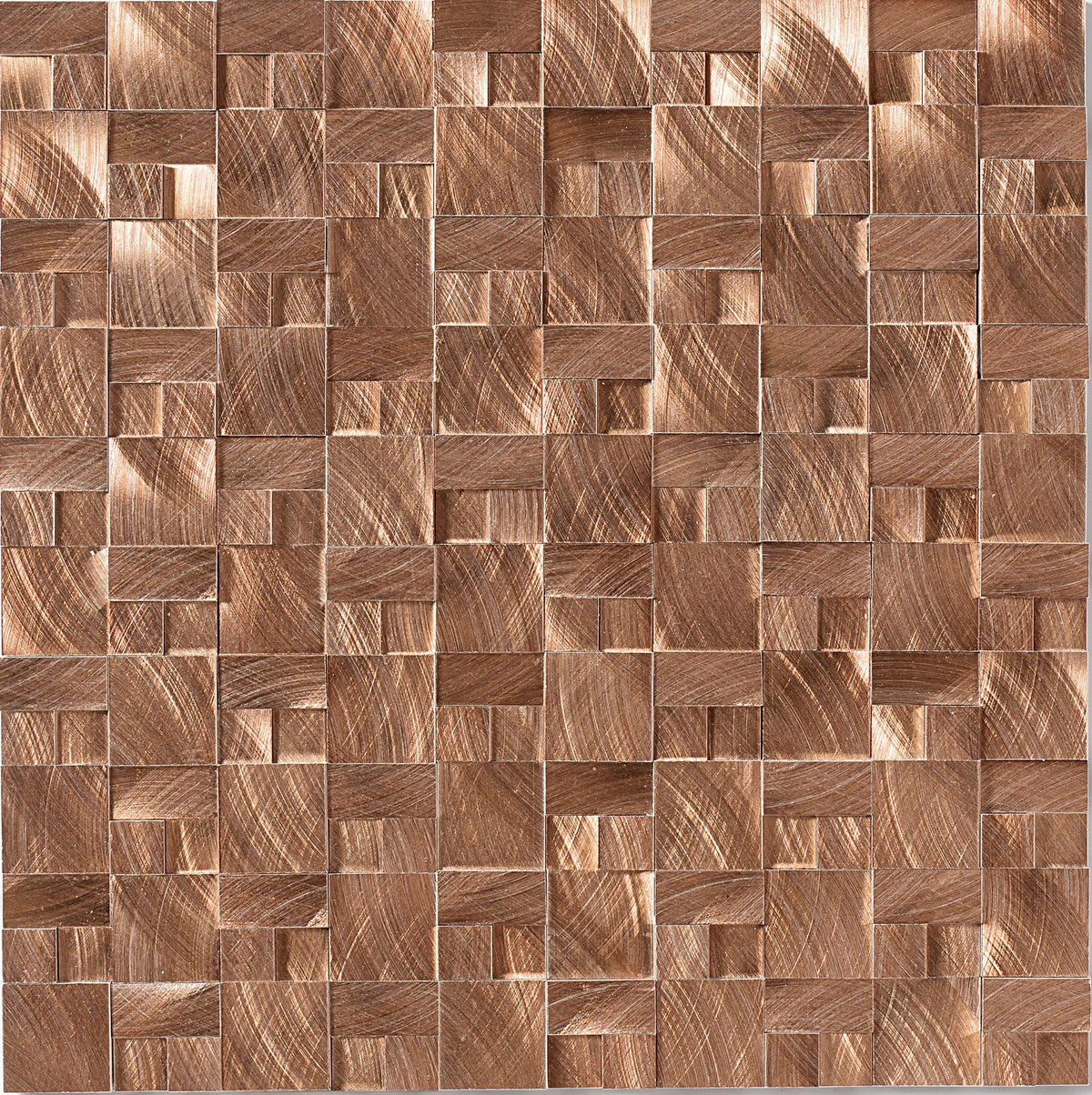 Structure Copper Brick 1X2 Satin