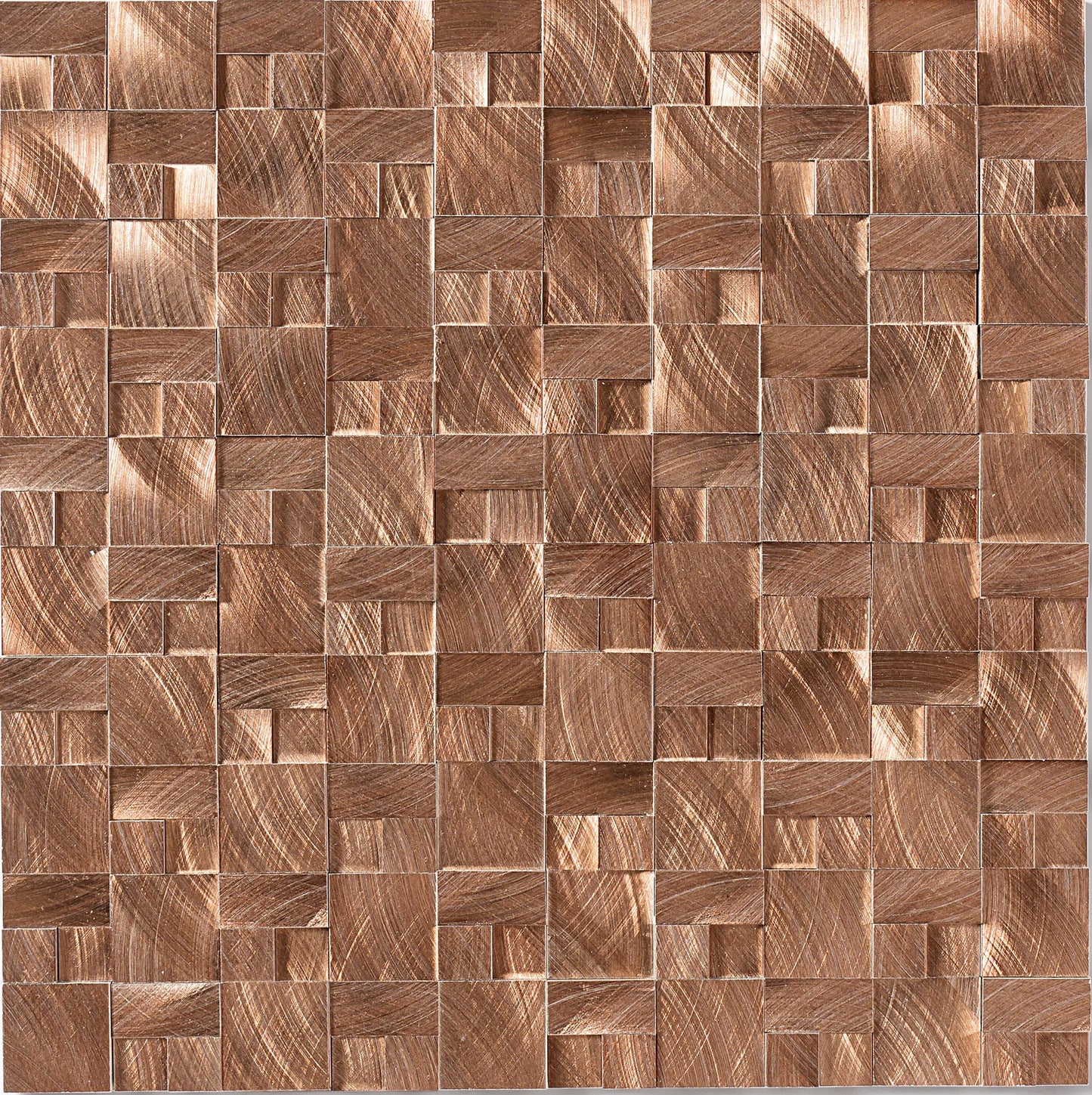 Structure Copper Brick 1/2X1 Satin