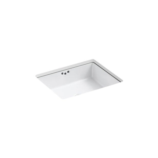 Kathryn® Under Mount Lavatory Sink, ADA, 19-3/4 x 15-5/8 x 6-1/4 in, Vitreous China, White