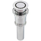Lavatory Pop Down Drain, Polished Chrome