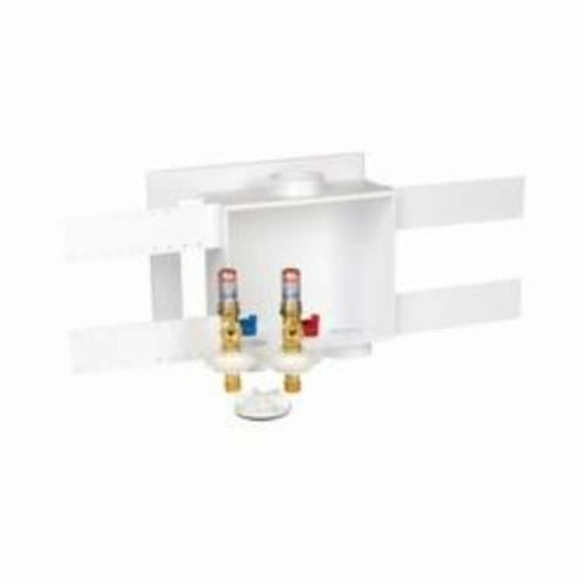 Quadtro, 1/4 Turn, Copper, Hammer Arrestors, Washing Machine Outlet Box, Standard Pack