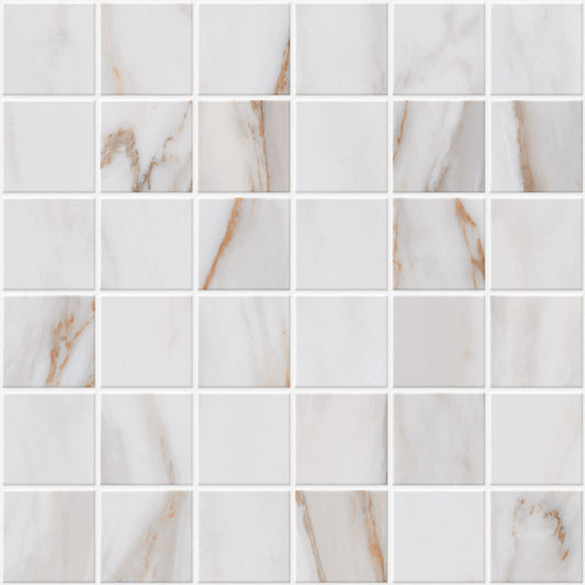CALACATA GOLD UP 13X13 MOSAIC
