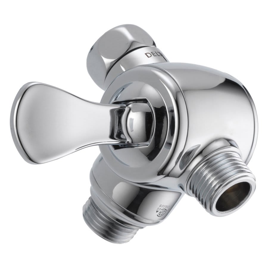 3-Way Shower Arm Diverter, Polished Chrome