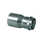 Bushing, 1 x 3/4 in, Fitting x Press, 304/304L Stainless Steel