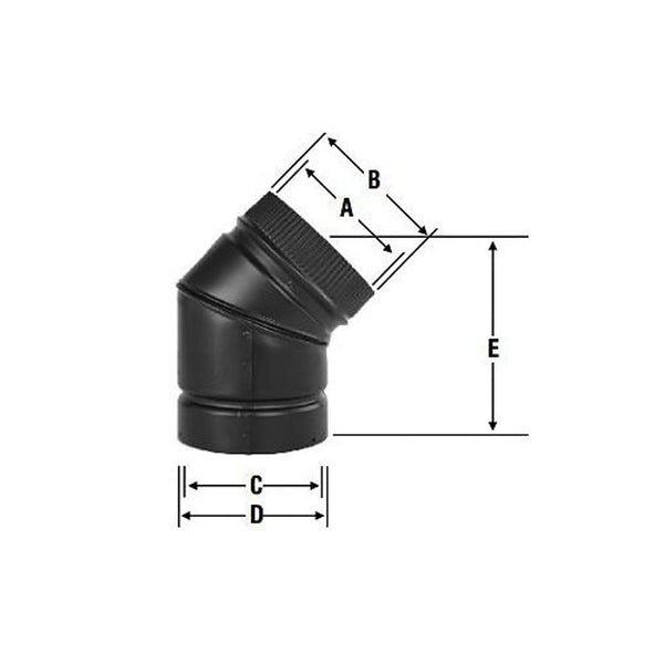 Round Vent Tee, 6 in Dia
