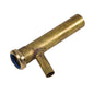 Tubular Branch Tailpiece, 1-1/2 in, Tube x Slip Joint, 20 ga, Brass