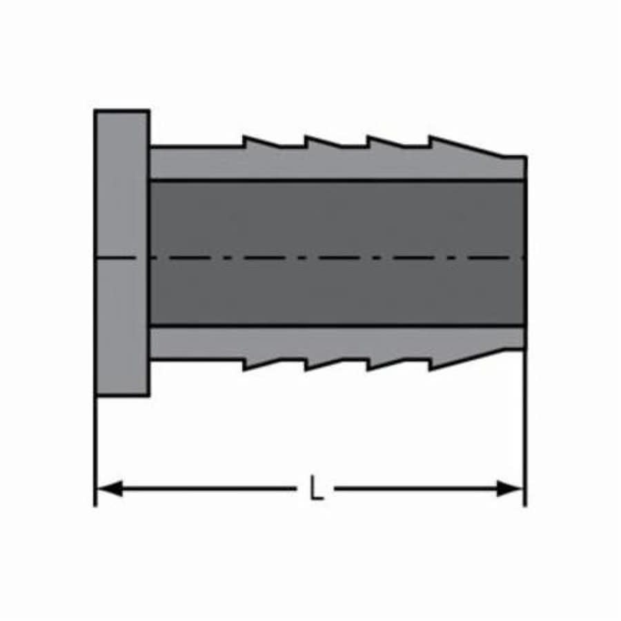 Plug, 1/2 in, Insert, PVC