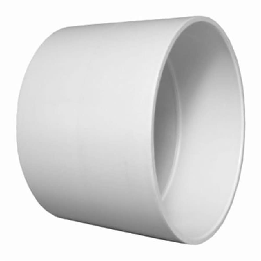 Coupling, 4 in, Hub, DWV, PVC
