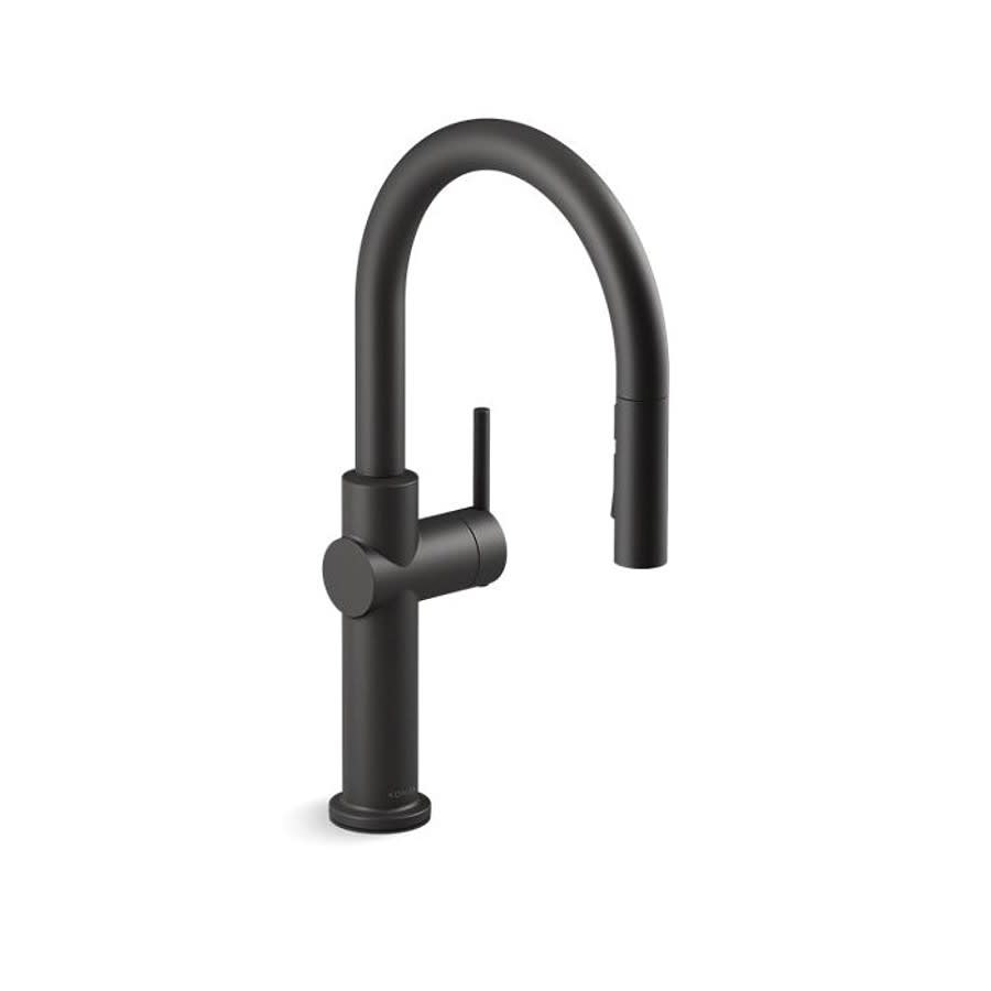 Crue™ Kitchen Faucet, Deck Mount, ADA, 1 Lever Handle, 1-Hole, Matte Black