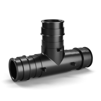Tee, 1 x 1/2 in, Expansion PEX, Poly