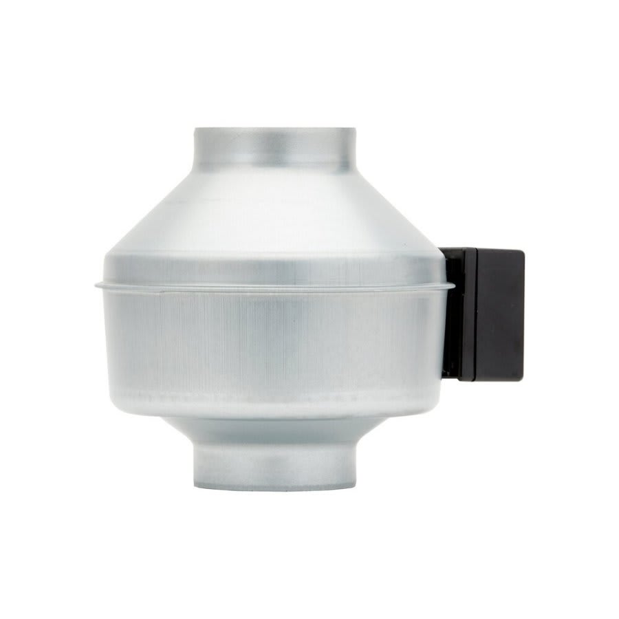 FG 4 Inline Fan, 120 V, 0.18 A, 4 in Duct, 139 cfm, Metal Housing