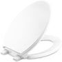 Glenbury Elongated Closed-Front Toilet Seat with Soft Close and Quick Release