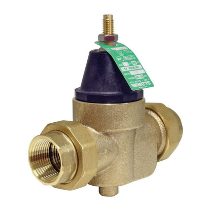 Pressure Reducing Valve, 1 in, Union FNPT, Bronze