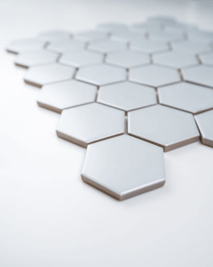 2x2 White Hexagon