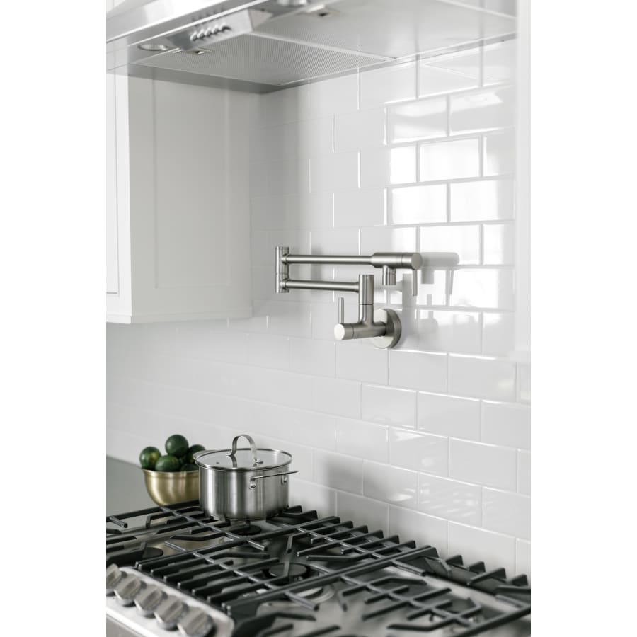 5.5 GPM Wall Mounted Double Handle Pot Filler