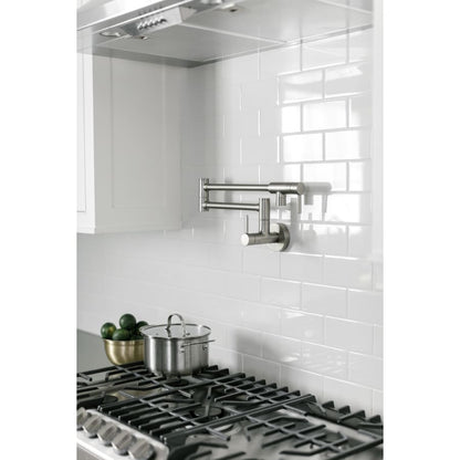 5.5 GPM Wall Mounted Double Handle Pot Filler