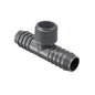 Tee, 3/4 in, Insert x MNPT, PVC