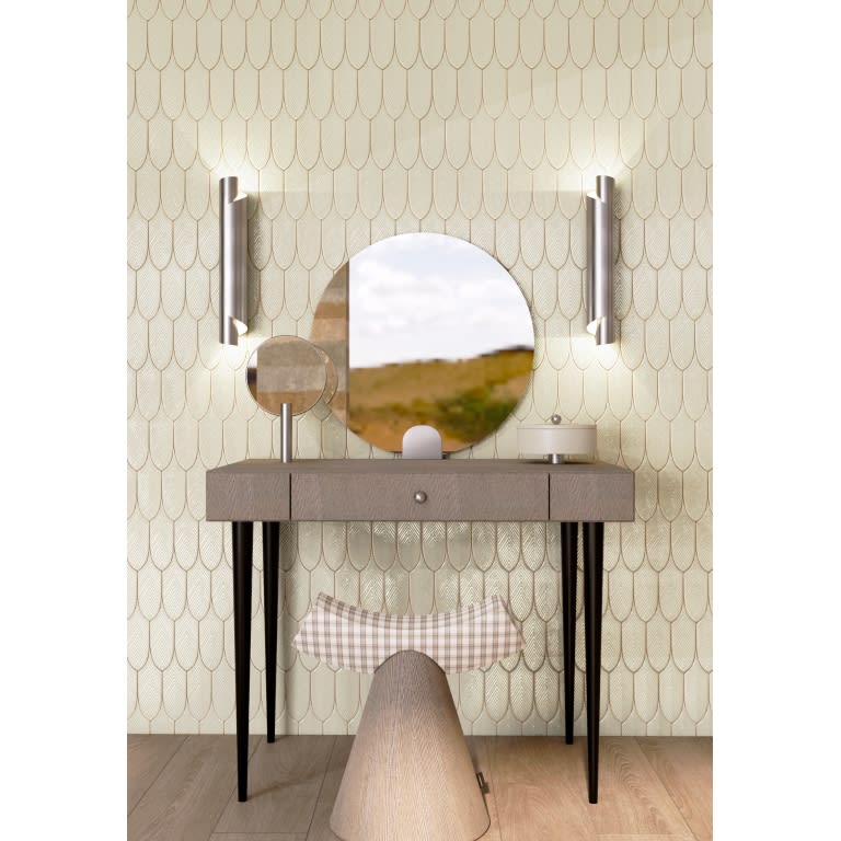 PLURIFY FEATHER IVORY GL 3X8
