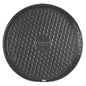 Tank Heater Pan, Round, 21 in Dia, Side Connection, Plastic