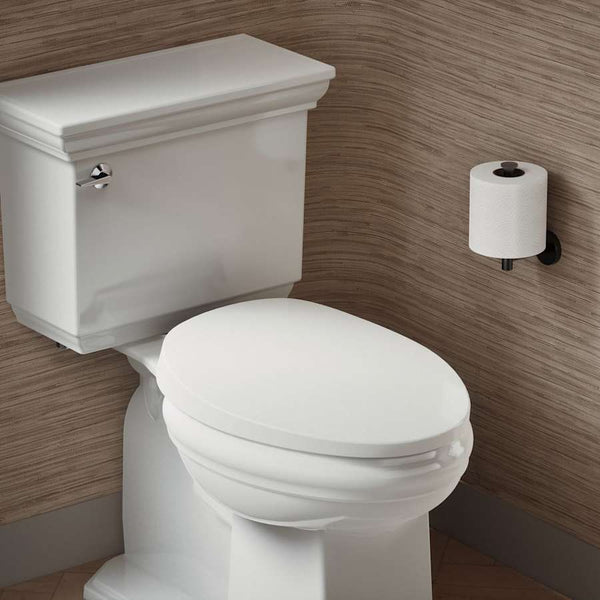 PureWarmth Elongated Toilet Seat and Lid with Soft Close, Quick Release, and Night Light