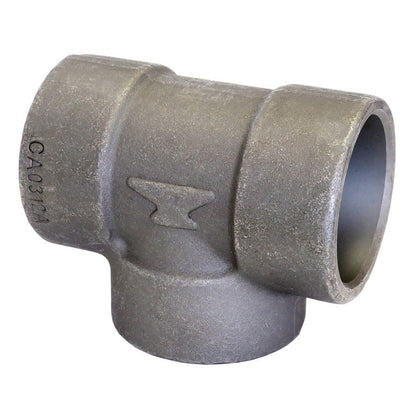 Tee, 1 x 3/4 in, Socket Weld, SCH 80/XH, Forged Steel, 3000 lb