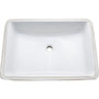 Norris 22-13/16" Rectangular Vitreous China Undermount Bathroom Sink with Overflow