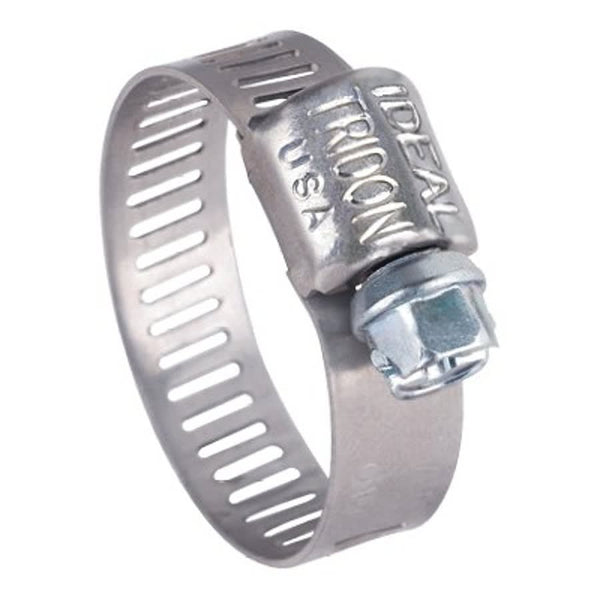 MICRO-GEAR® 62P Worm Gear Clamp, 5/16 to 5/8 in, Clamp, 4 in Trade, 300 Stainless Steel Band