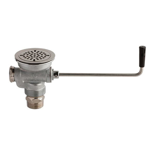 Rotary Drain, For Use With 3-1/2 in, Sink Opening, 1-1/2 to 2 in, NPT Outlet, Polished Chrome