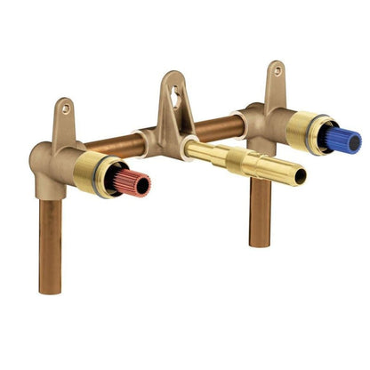 1/2 Inch Sweat (Copper-to-Copper) Wall Mounted Bathroom Faucet Rough-In Valve with 8 Inch Centers from the M-PACT Collection