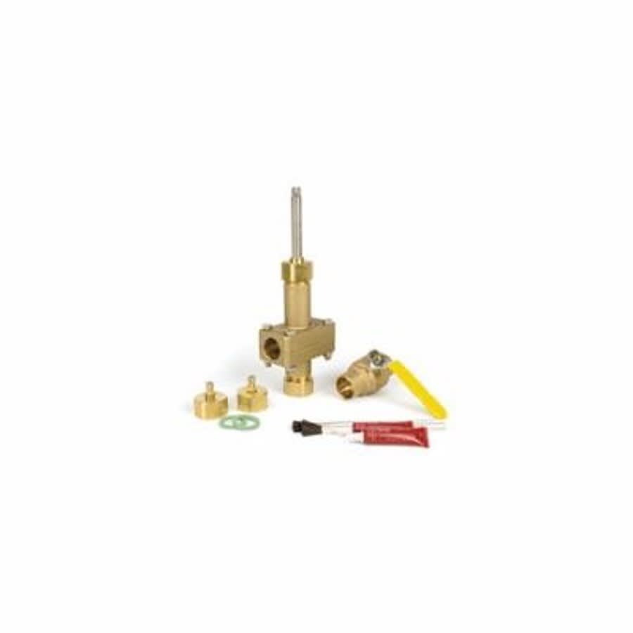 Add-A-Valve® Emergency Shut Off Device, 1-1/4 in, Forged Brass Body, Lever Handle Actuator