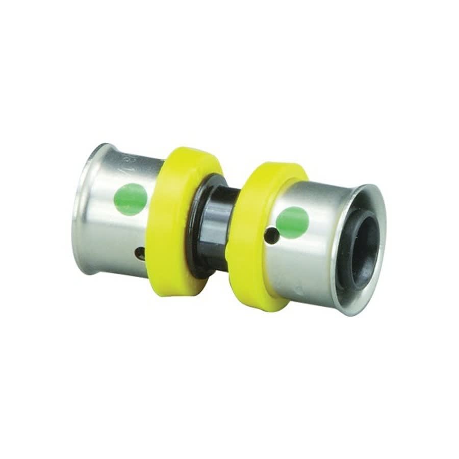 PureFlow® Reducer Coupling, 3/4 x 1/2 in, Press PEX, Poly