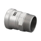Carbon Steel Male Adapter, 2-1/2 in, Press x MNPT, Import