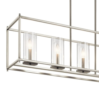 Crosby 5 Light 41" Wide Linear Chandelier