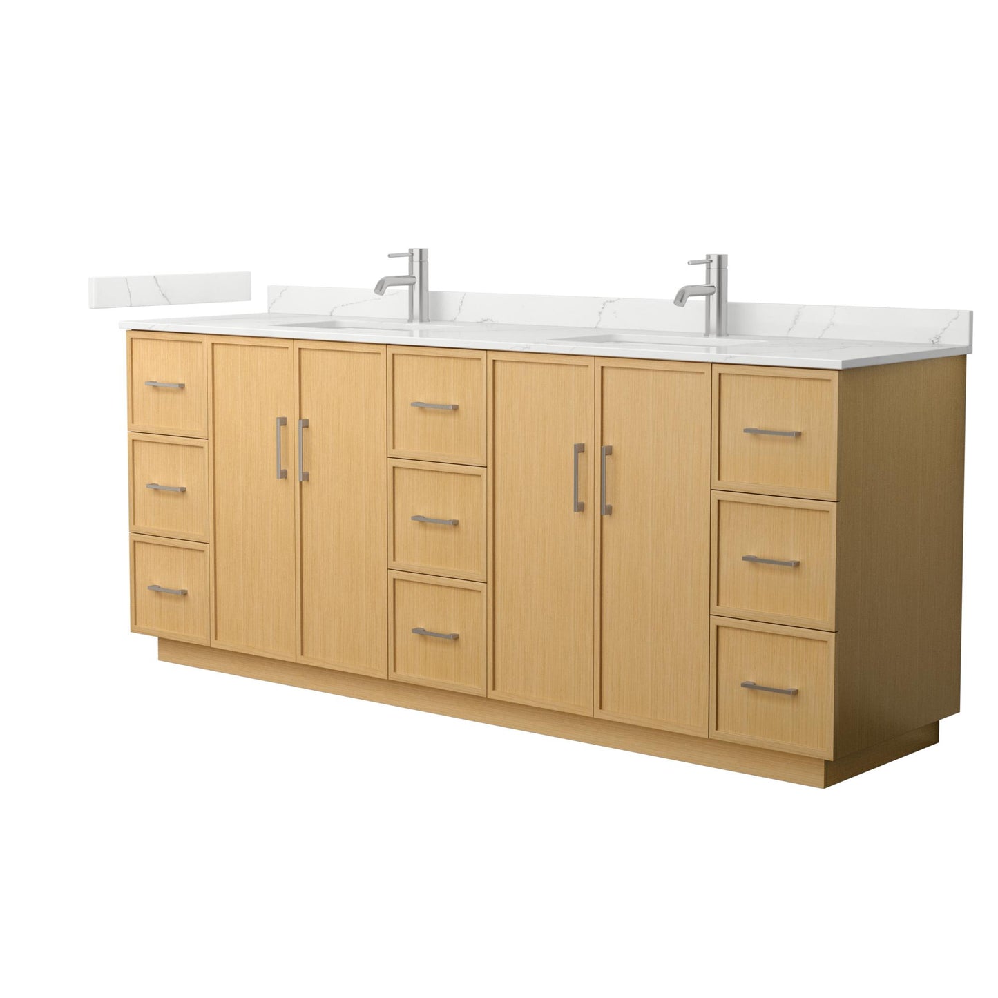 Elan Double Bathroom Vanity with Toe Kick - 84W x 35H x 22D