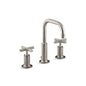 Purist® Widespread Lavatory Faucet, ADA, 2 Handle, 3-Hole, 1.2 gpm, Vibrant Brushed Nickel
