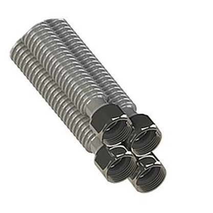 Corrugated Water Heater Flex, 3/4 in, FNPT, 24 in L, Stainless Steel