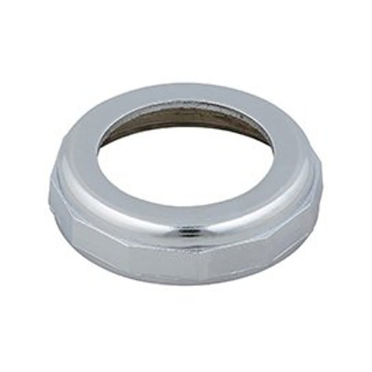 Tubular Slip Joint Nut, 1-1/2 in, Brass, Chrome