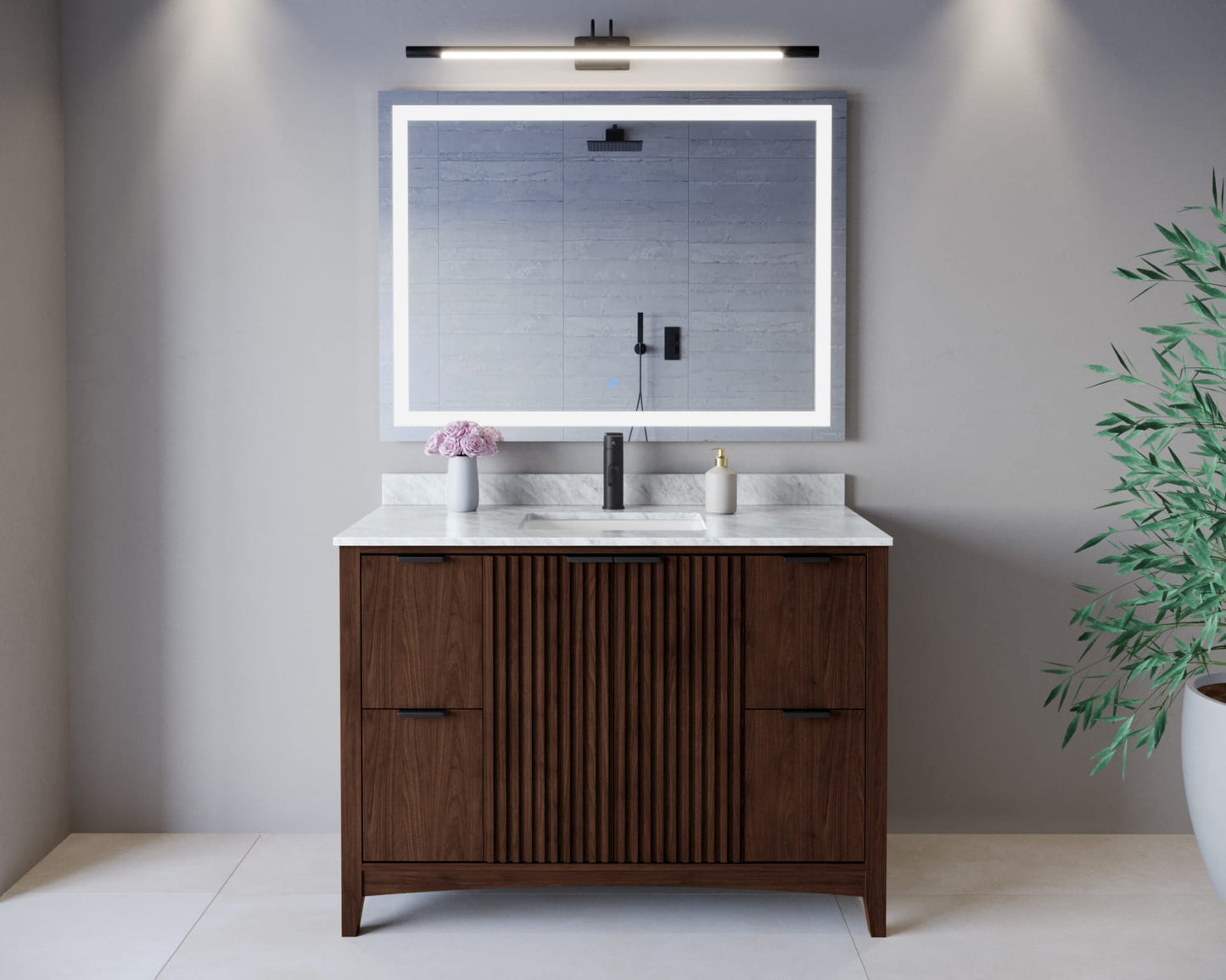 Palmilla Single Bathroom Vanity - 48W x 35H x 22D