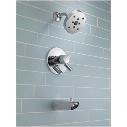 1.75 GPM Contemporary 5-3/4" Wide Single Function Shower Head with H2Okinetic Technology - Limited Lifetime Warranty