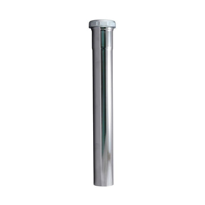 Tubular Extension, 1-1/2 in, Tube x Slip Joint, 17 ga, Chrome