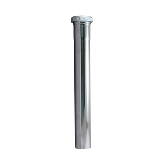 Tubular Extension, 1-1/2 in, Tube x Slip Joint, 17 ga, Chrome