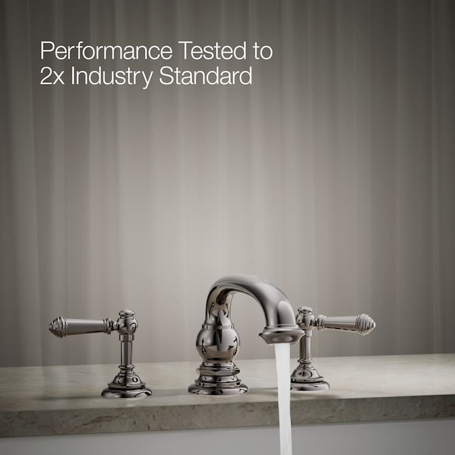 Artifacts Deck-Mount Bath Faucet Handle Trim with Lever Design