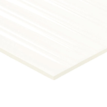 Luminique Arctic White Rectangle, Handcrafted 12X24 Glossy