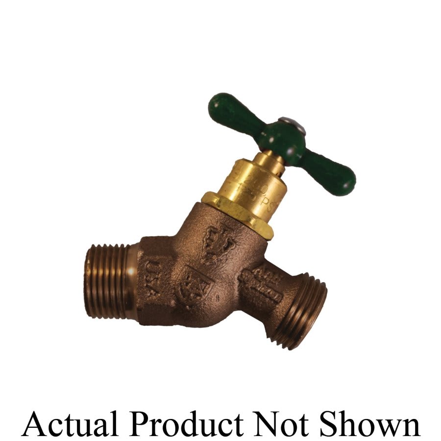 Arrow-Breaker® Hose Bibb, 1/2 in Inlet, MNPT, Rough Bronze