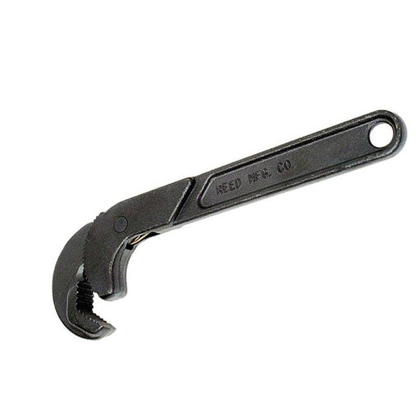 One-Hand Wrench, 3/4 to 1-1/2 in Pipe, 16 in OAL, Spring Loaded Jaw, Forged Steel Handle