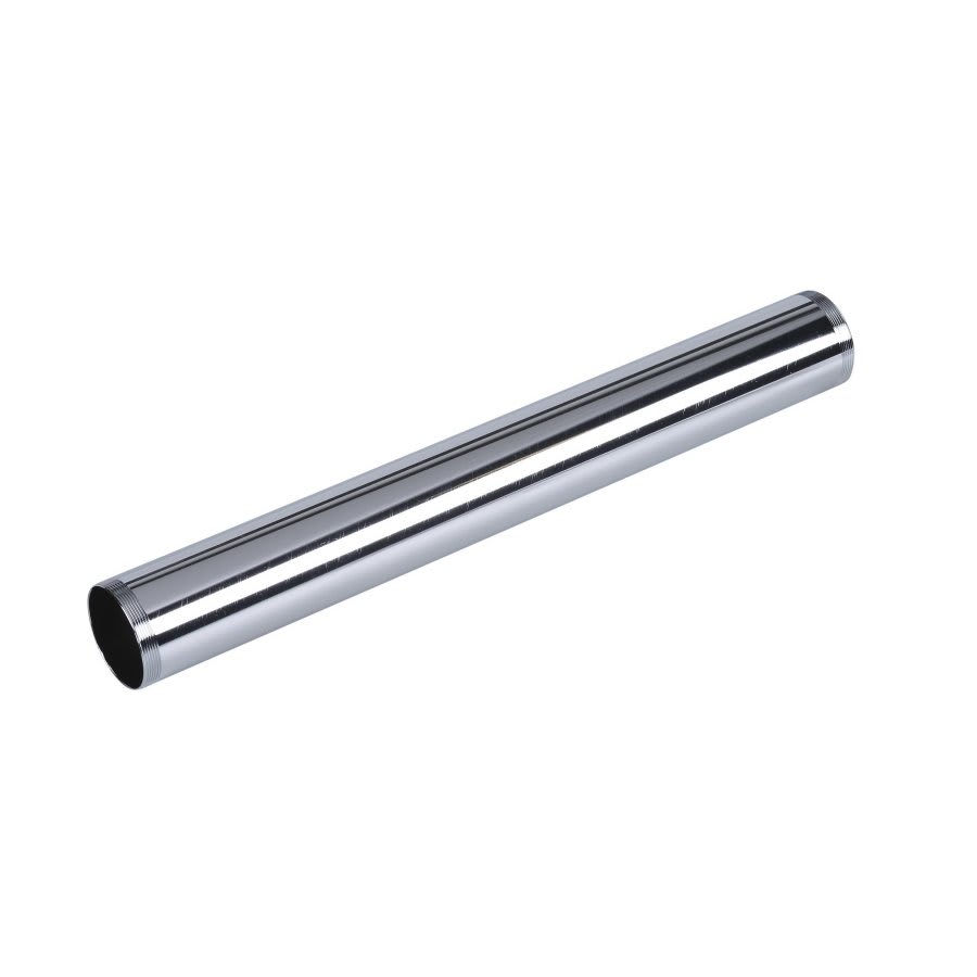 Tubular Extension, 1-1/2 in, Thread, 20 ga, Chrome