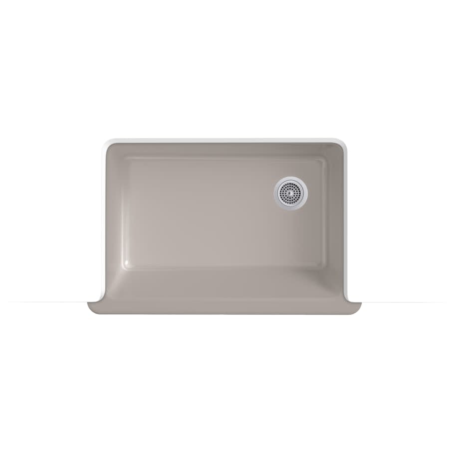 Whitehaven 32-11/16" Self-Trimming Farmhouse Single Basin Enameled Cast Iron Kitchen Sink