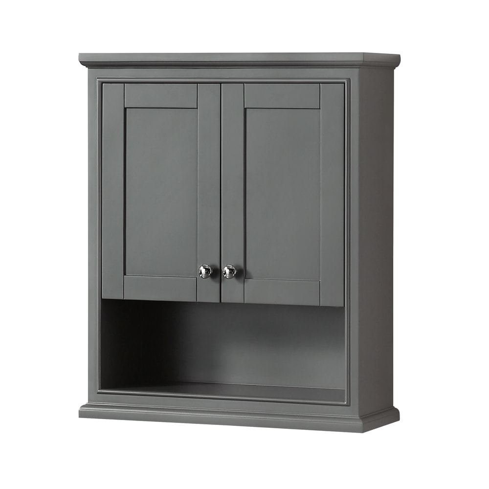 Deborah Over-the-Toilet Bathroom Wall-Mounted Storage Cabinet - 25W x 30H x 9D